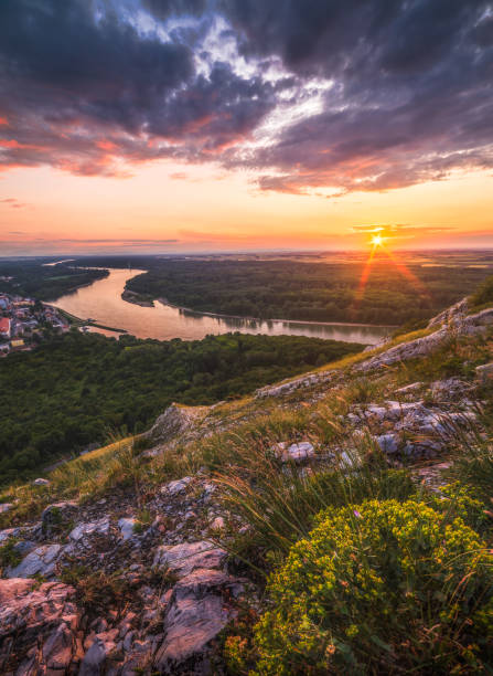 istock Sunset over the Rocks and the River 992794826