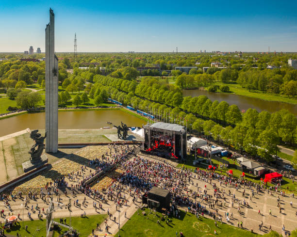 istock 9 may celebration in Riga, Latvia. Victory day. 992796200