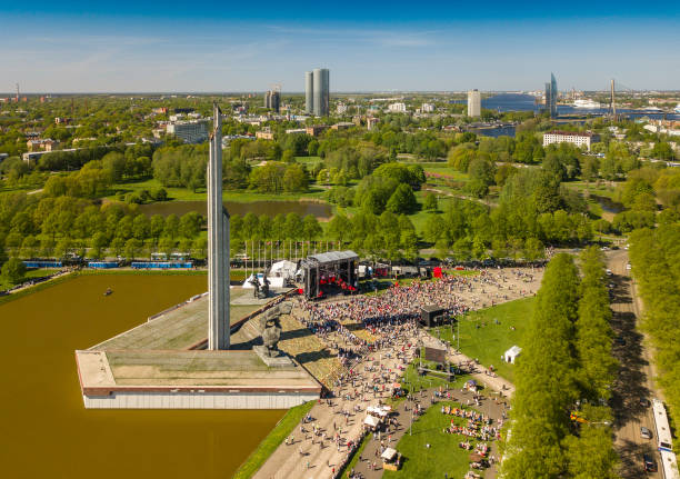 istock 9 may celebration in Riga, Latvia. Victory day. 992796208