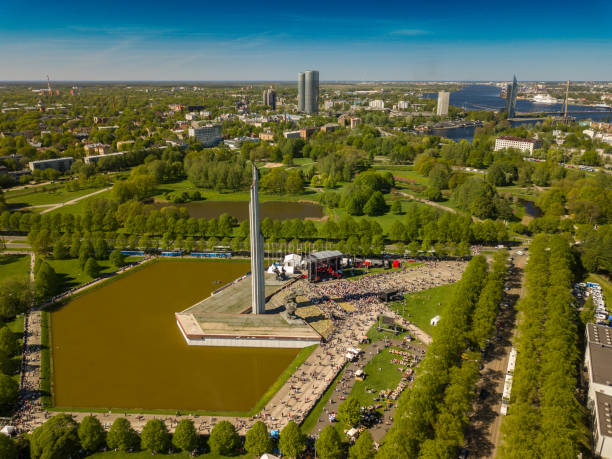 istock 9 may celebration in Riga, Latvia. Victory day. 992798598
