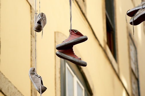 Sneaker hanging
