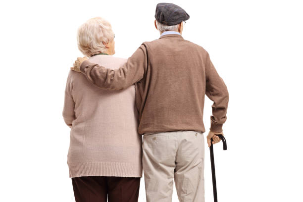 istock Rear view shot of an elderly couple 992814920