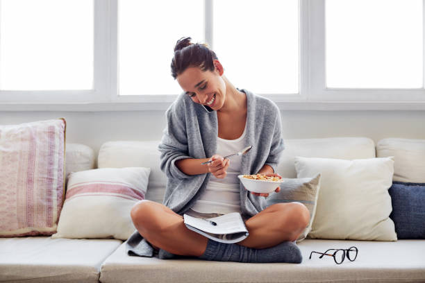 istock Business and breakfast combined 992824454