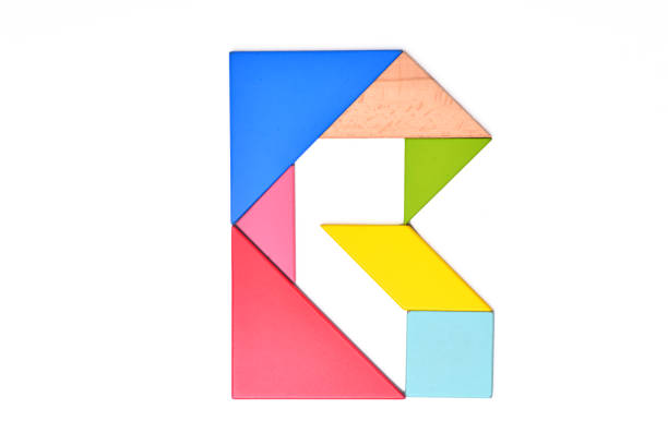 istock Uppercase letter B Color alphabet in white background 992833390