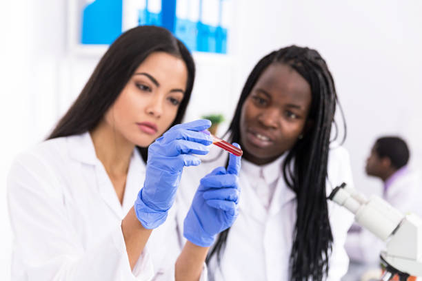 istock Coworkers in laboratory 992841484