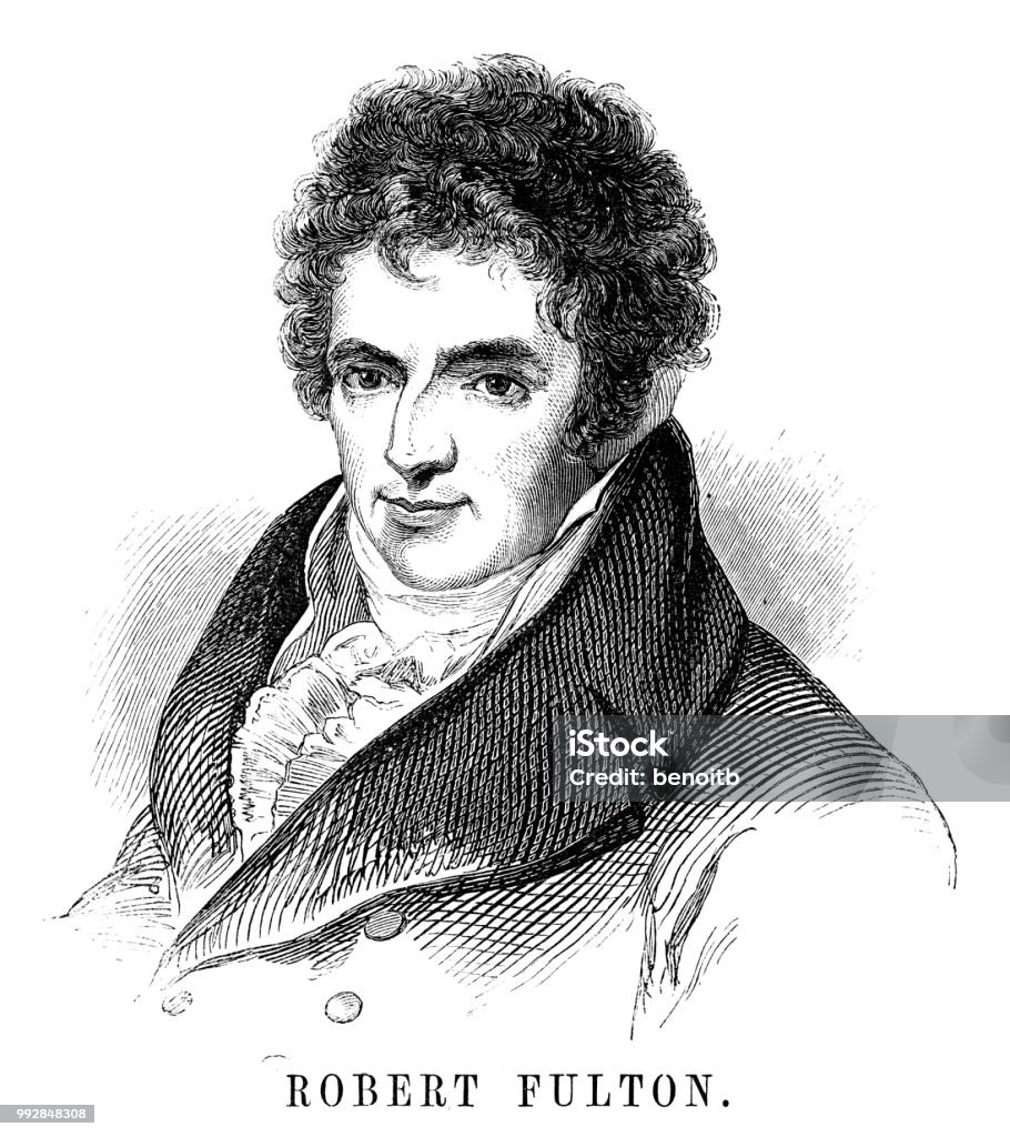 C R. Fulton Robert Fulton Ilustrasi Stok - Unduh Gambar Sekarang - Abad Ke-19 ...