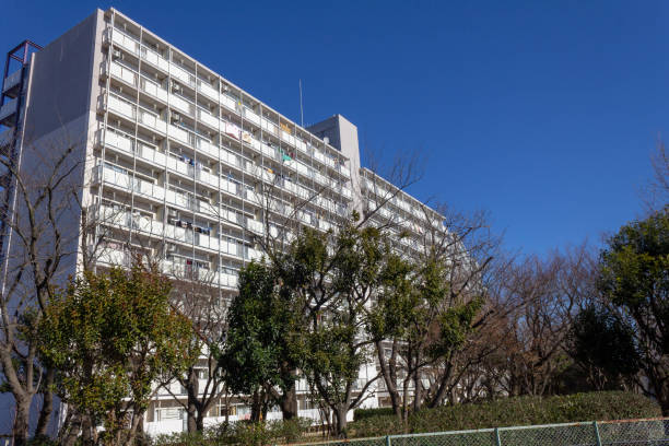istock Complex Apartment in Funabashi City, Chiba Prefecture, Japan 992851434