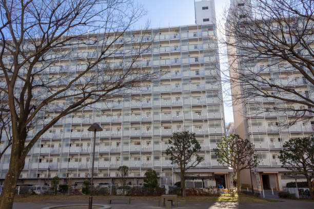 istock Complex Apartment in Funabashi City, Chiba Prefecture, Japan 992851552