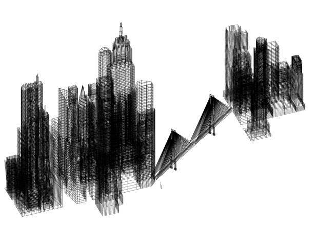 istock City Architect Blueprint - isolated 992858592