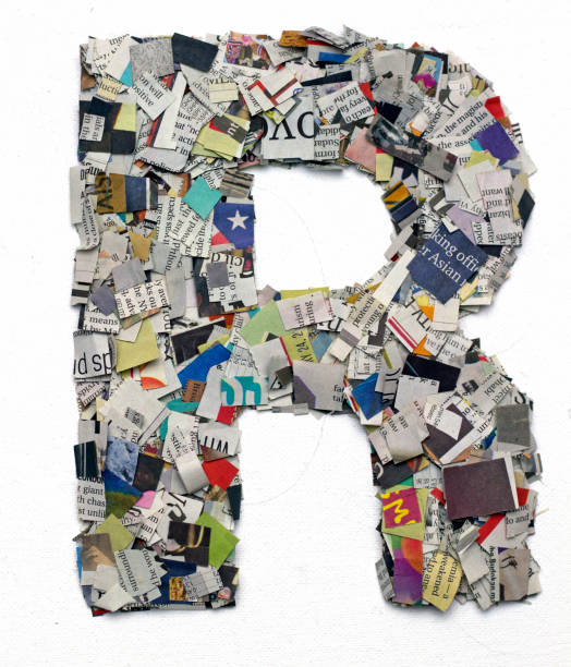 istock Letters made from newspaper capitel R 992875070