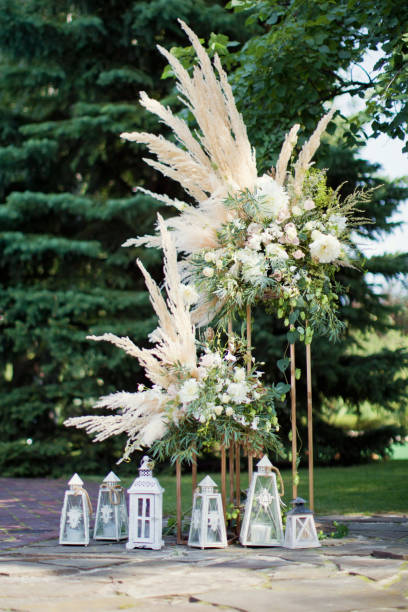 istock wedding arch in bohemian style 992893160