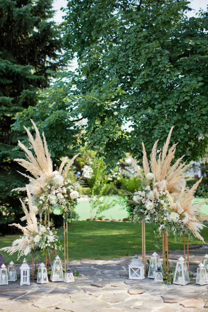 istock wedding arch in bohemian style 992893234