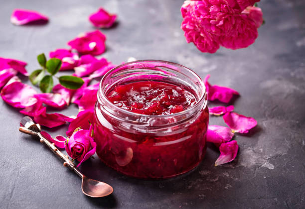 istock Homemade jam of rose petals 992900720