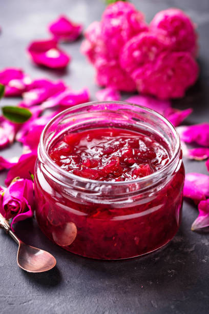 istock Homemade jam of rose petals 992900946