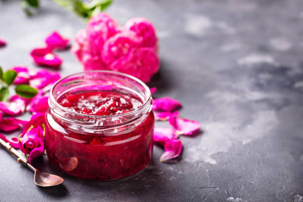istock Homemade jam of rose petals 992901092