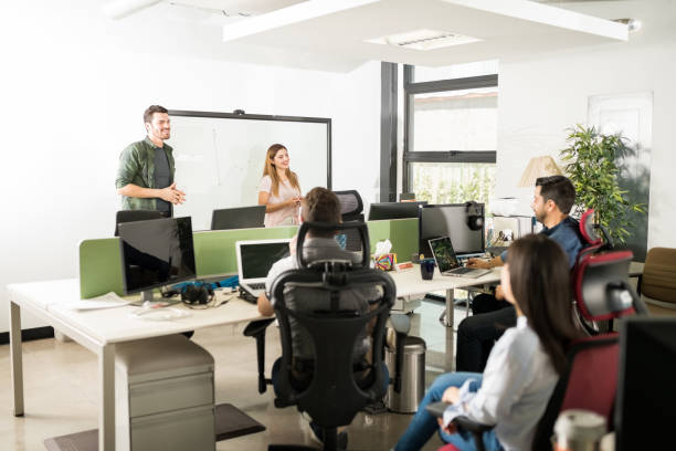istock Business people brainstorming over new project 992901180