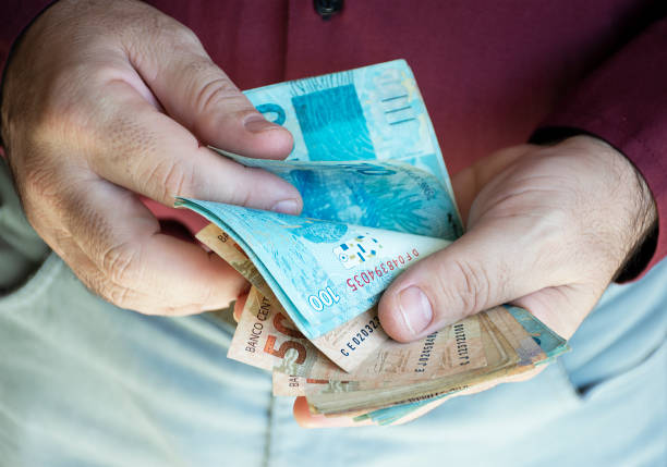 Photographic composition with Real - Brazilian Money
