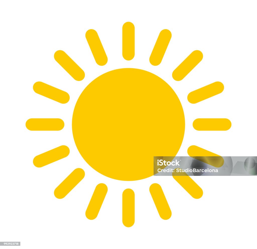 Sonne-Symbol - Lizenzfrei Sonne Vektorgrafik