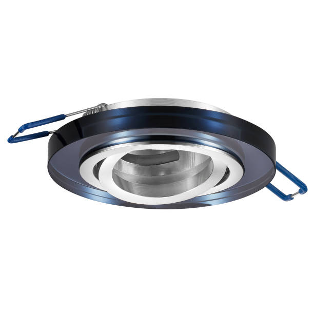 istock Shiny LED lamp shade, without the bulb isolated on white background 992924532