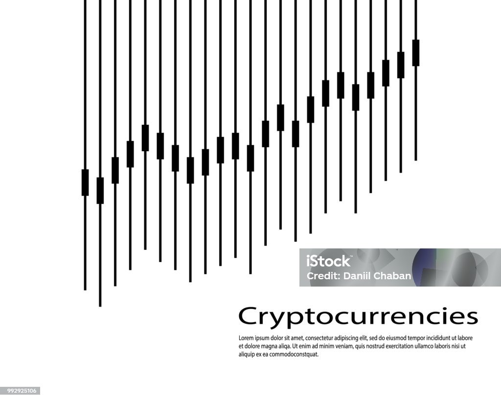 Graph Of Cryptocurrency Graphics And Analytics Of Cryptography Vector ...