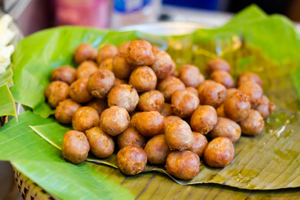istock Thai isan sausage pork balls 992936756