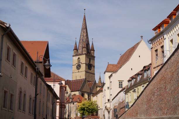 istock Evangelical Cathedral in Sibiu, Transylvania, Romania 992992996