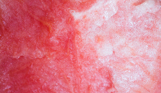 red background: food abstract - watermelon