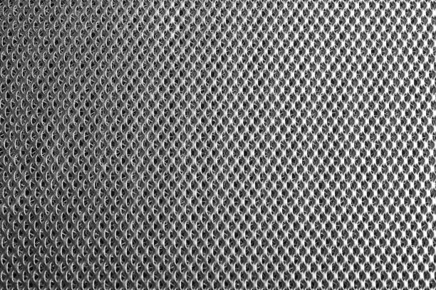 istock Metal grid close-up. Abstract background 993060566