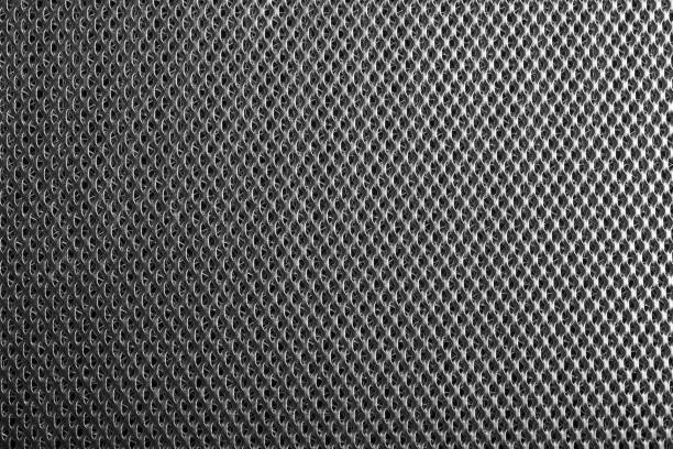 istock Metal grid close-up. Abstract industrial background 993060622