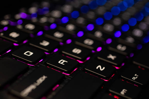 istock Close up of the keys on a sleek QWERTY keyboard 993074076