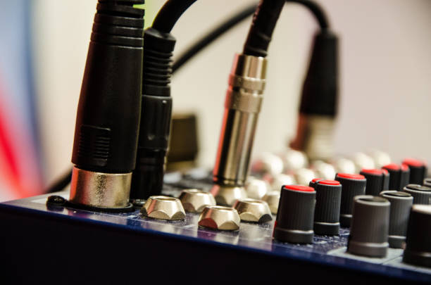 istock Mixer of a team that is responsible for controlling the audio system. 993075632