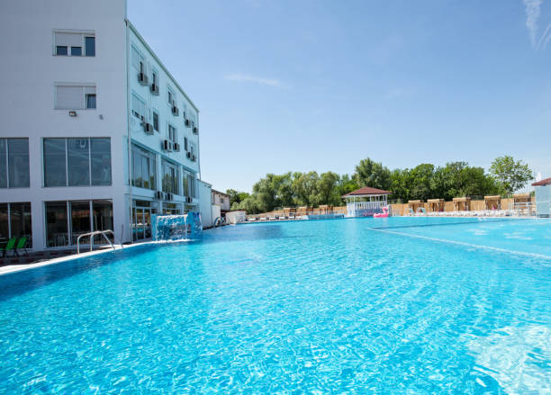 istock Hotel resort swimming pool 993093660