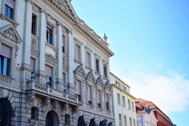 istock Beautiful old facade at a historic building 993099018