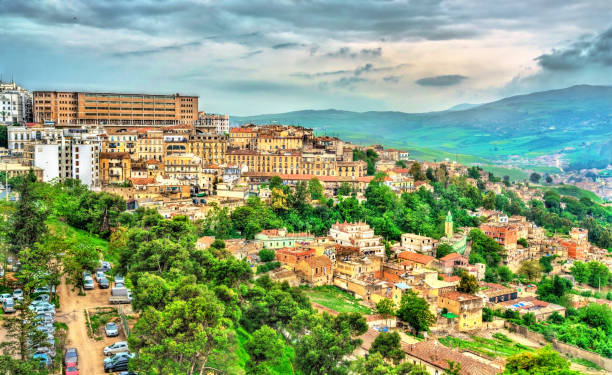 Skyline of Constantine in Algeria, North Africa
