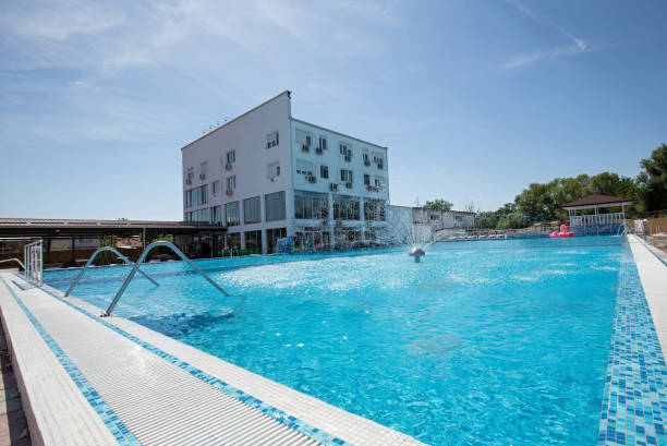 istock Hotel resort swimming pool 993103180