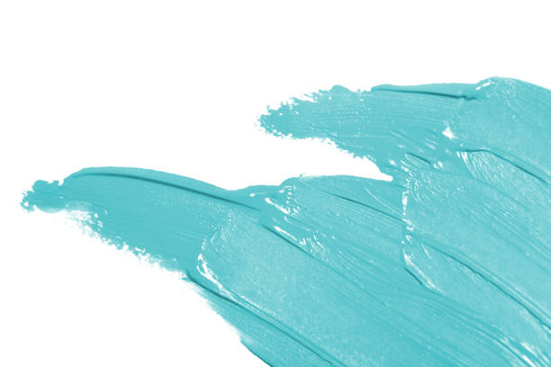 istock smear blue paint or cream isolated on white background 993114592