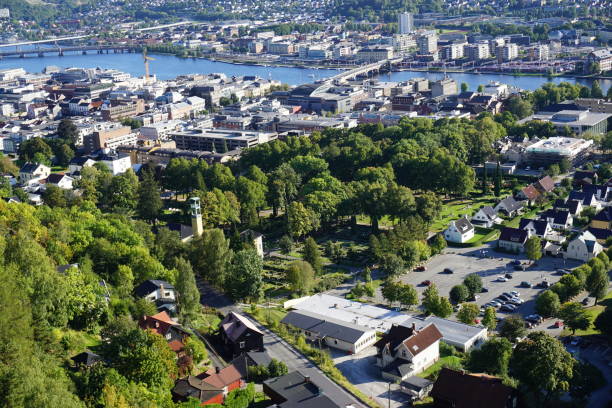 istock Drammen, Norway - seen from the hillside 993114988
