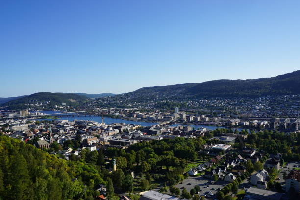 istock Drammen, Norway - seen from the hillside 993115062