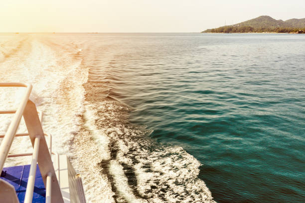 istock Vintage style travel by boat to Ko Pha Ngan 993126470