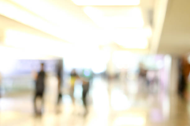 istock Business people activity standing and walking in the lobby blurred. 993156302