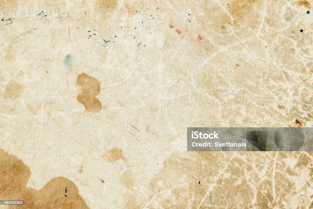 Texture of old moldy paper with dirt stains, spots, inclusions cellulose, brown cardboard texture background, grunge vintage background Texture of old moldy paper with dirt stains, spots, inclusions cellulose, brown cardboard texture background, grunge vintage backdrop Paper Stock Photo