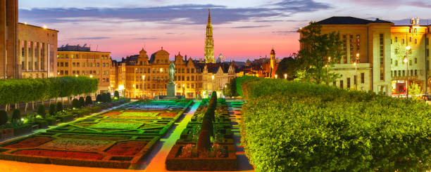 istock Brussels at sunset, Belgium, Brussels 993177586