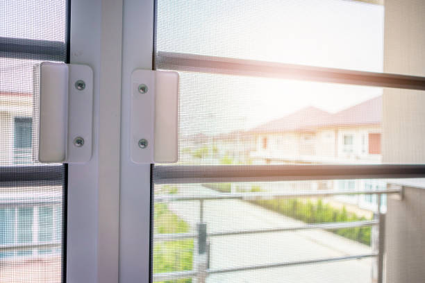 istock mosquito net wire screen on house window protection against insect 993197300