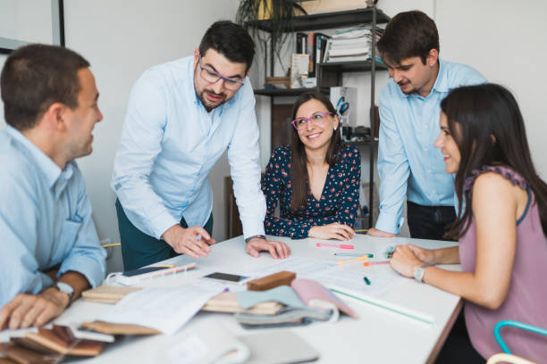 istock Group of architects planning and working in the office 993202496