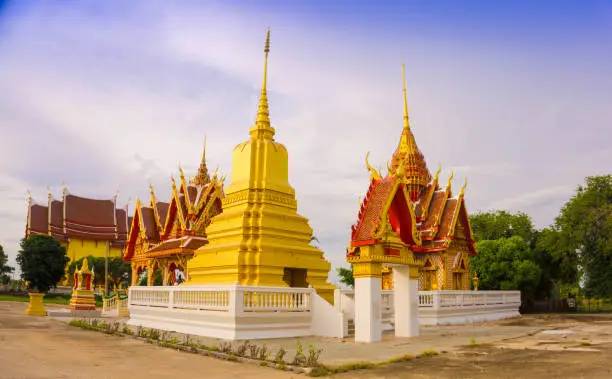 The temple is widely seen in Thailand