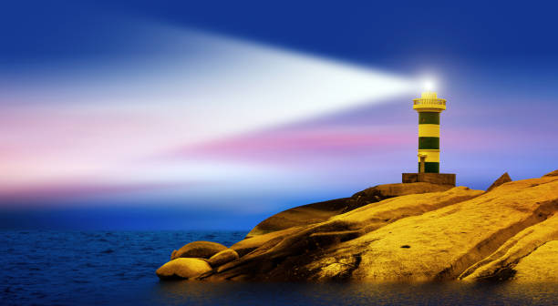 istock Reef and lighthouse on the island 993329864