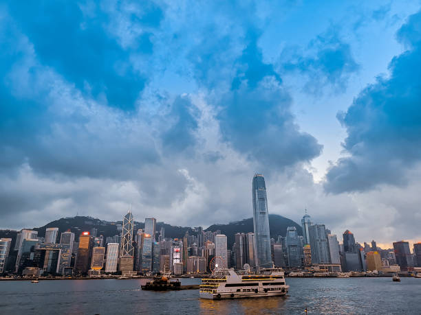 istock hong kong harbour view with sunlight 993347242