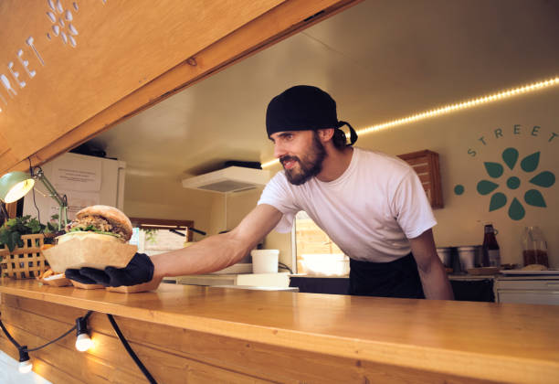 istock Owner food truck 993370496