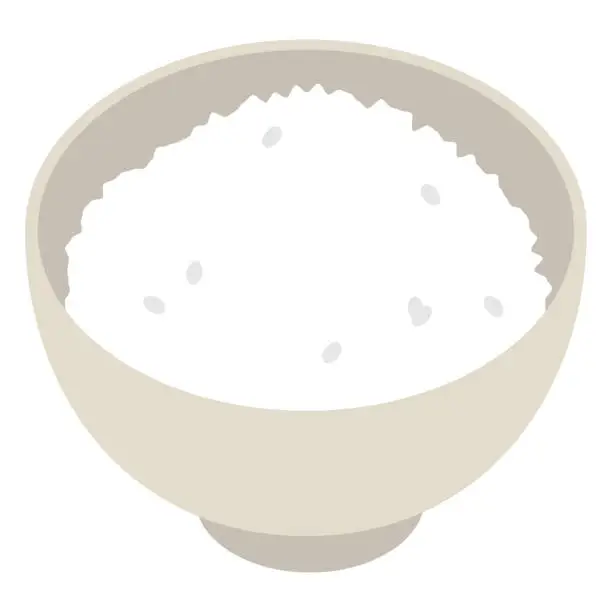 Vector illustration of Rice