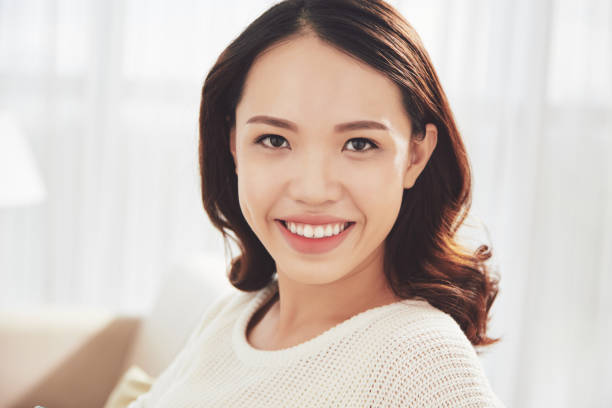 istock Woman with beautiful smile 993380954
